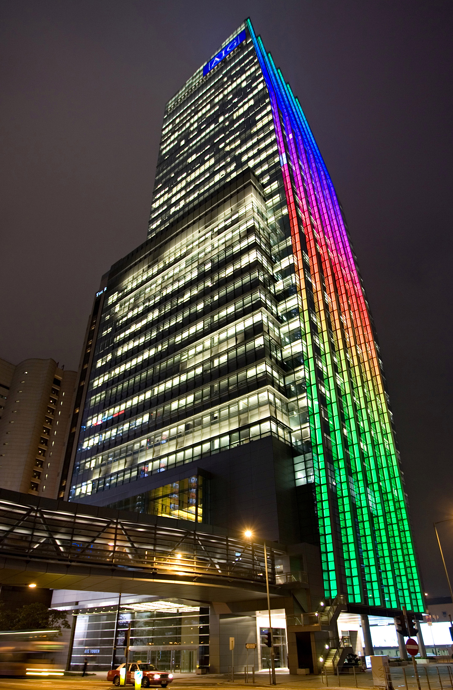 AIA Central, Hong Kong - Illumination. © Mathias Beinling